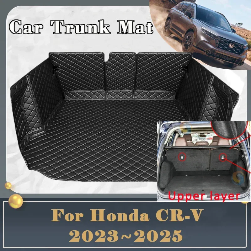 

Автомобильный коврик для багажника Honda CR-V CRV CR V 2023 2024 2025, грязеотталкивающие аксессуары для заднего багажника