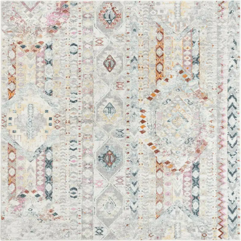 

Otero Vintage Bohemian Tribal Ivory 5'3" x 7'3" Area Rug