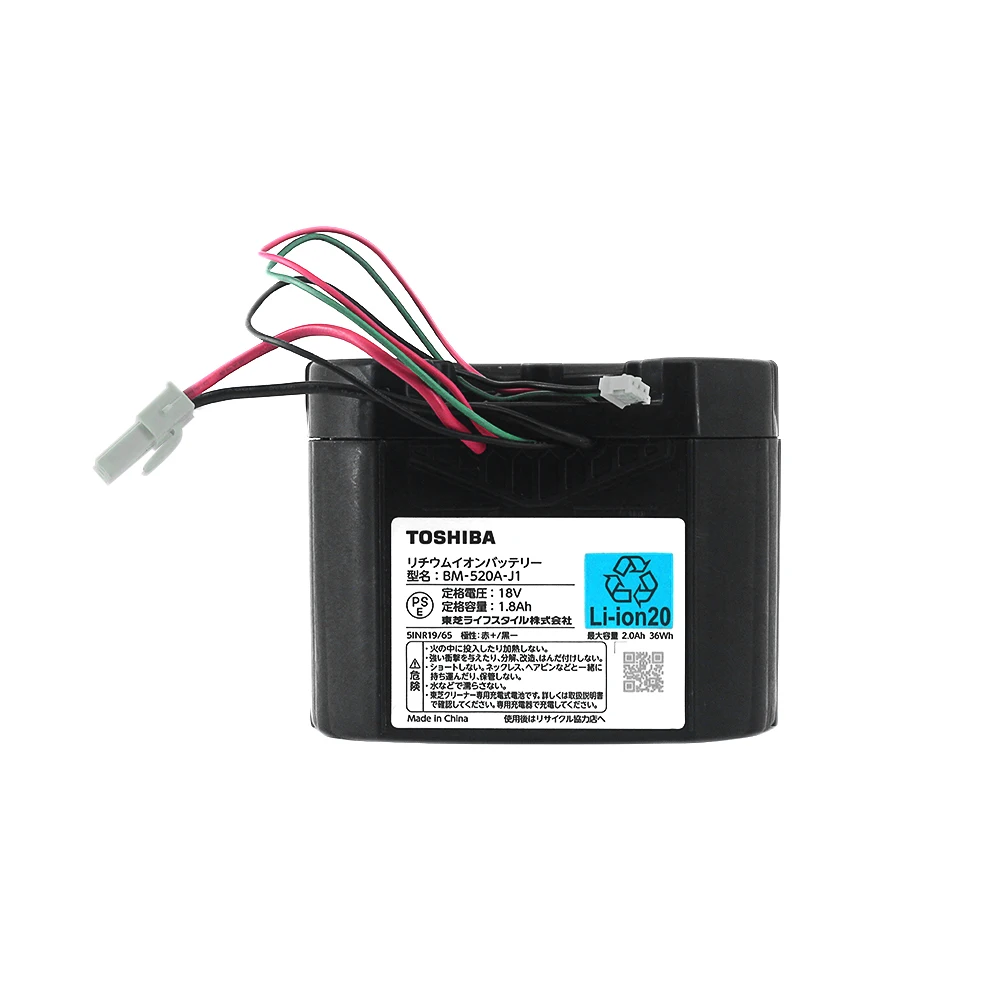 

Original BM-520A for Toshiba Vacuum Cleaner battery 18V Li-Ion Battery