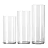 Clear Cylinder Vase Wedding Party Dining Table Centerpiece Decoration Hydroponic Flower Holder Transparent Container For Home 5