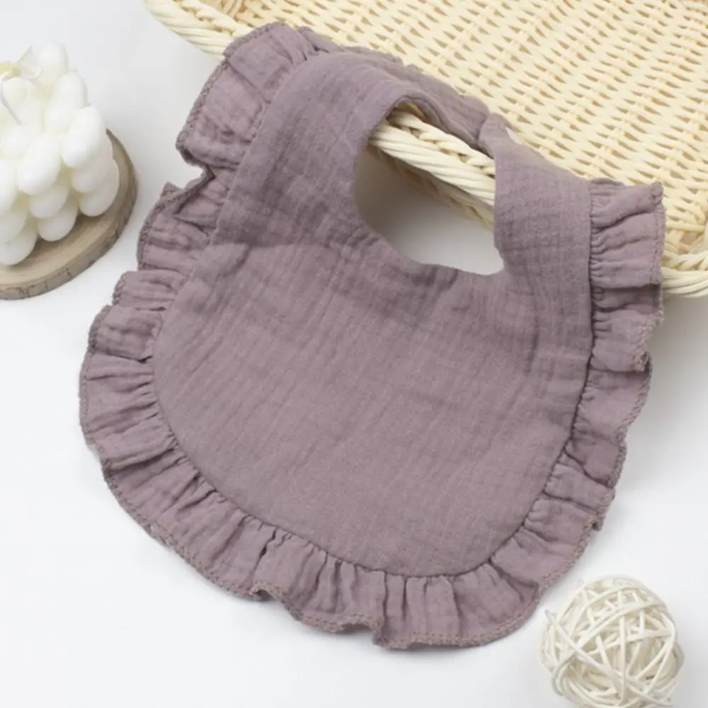 Soft Muslin Absorbent Bibs for Baby Boys and Girls