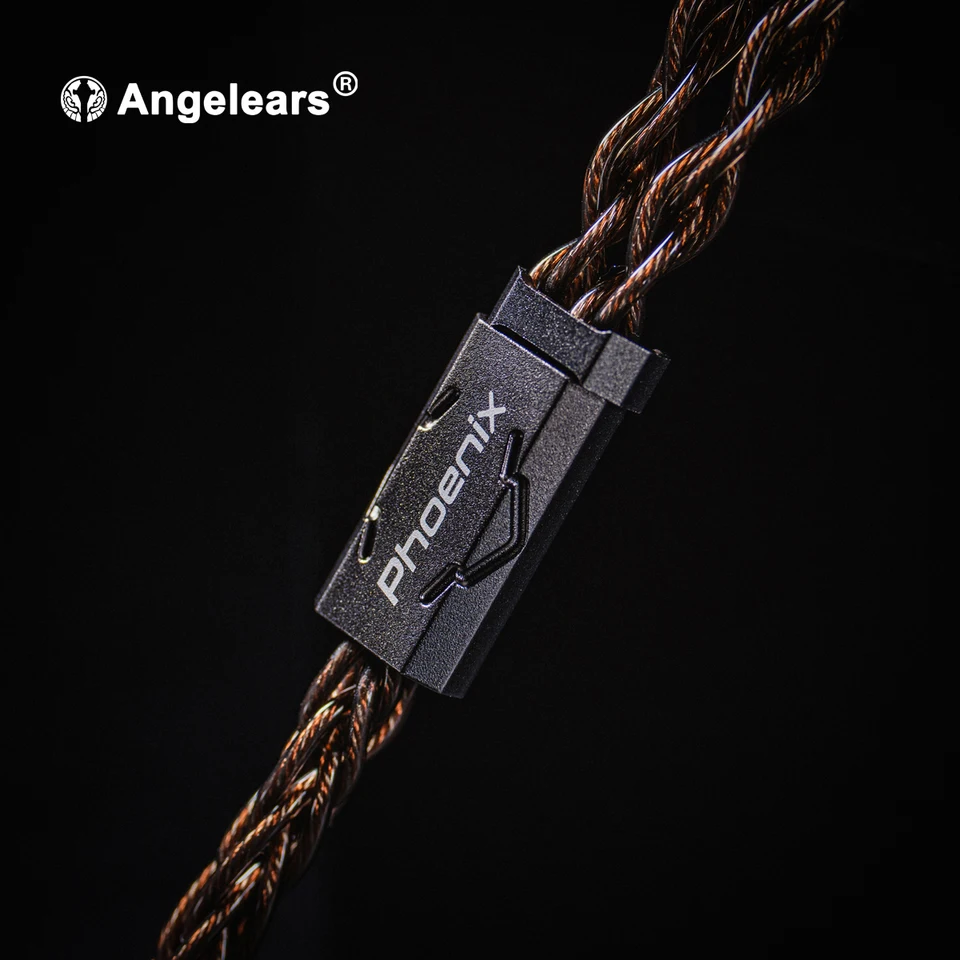 Angelears Phoenix 4.4ミリイヤホンケーブル Angelears Phoenix Type 4S Litz 6N 単結晶 Cu + SPC