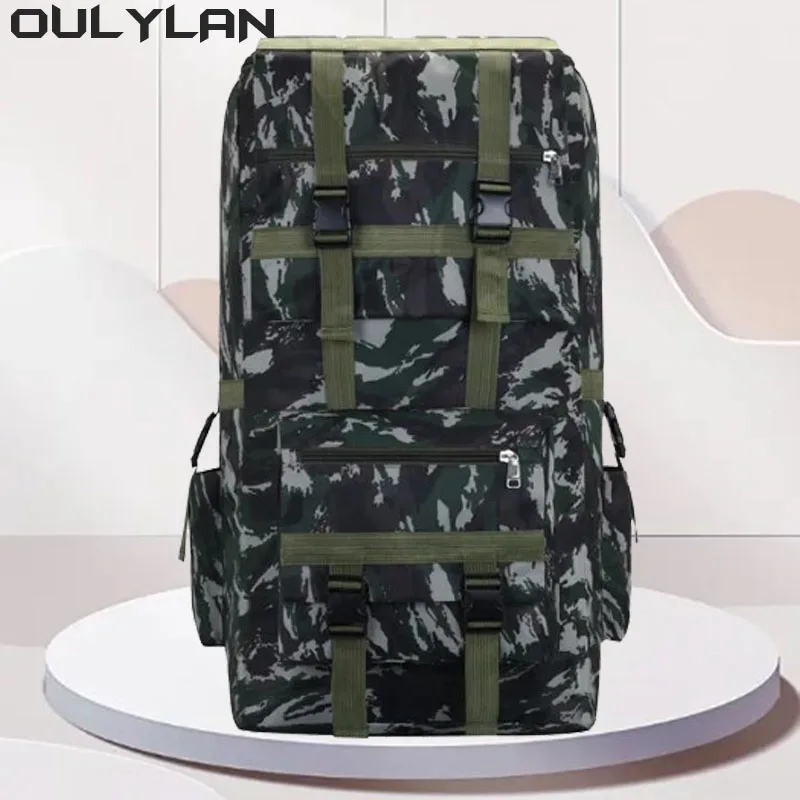 

Rucksack Luggage Bag Sports M 120L Camouflage Tactical Knapsack Hiking Army Military Outdoor Tactical ountaineering Hiking Bags