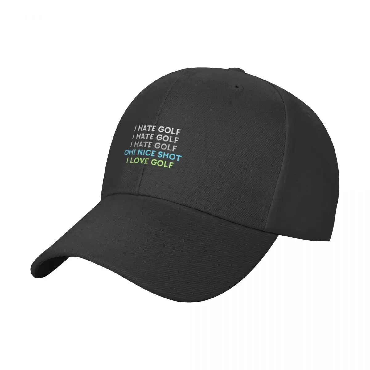 

I Hate Golf Oh Nice Shot I Love Golf Baseball Cap Rugby Golf Hat Rave New In The Hat Sports Caps Men Cap Women's