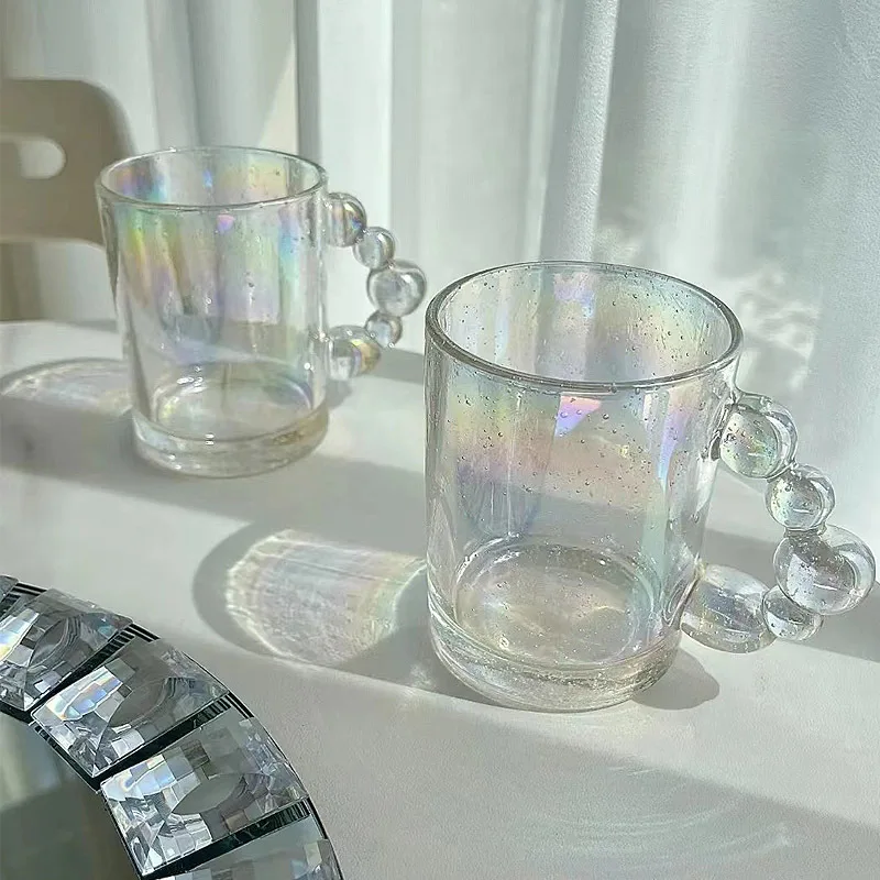 Diamond Iridescent Jug and Drinking Glasses Set