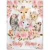 Personalized blanket, customize a blanket with a name printed on it as a Christmas and Children's Day birthday gift for children 5