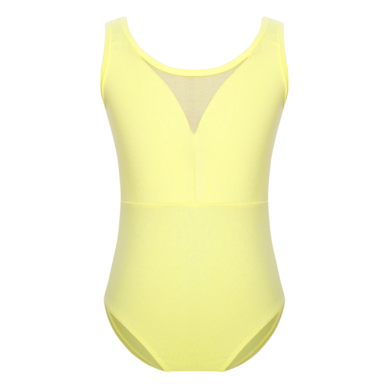 Girls Ballet Bodysuit Kids Ballet Leotard Sleeveless Mesh Patchwork V-Back Gymnastics Leotard Dance Clothing Ballerina Dancewear ballet leotard dance leotard girls dance costumes