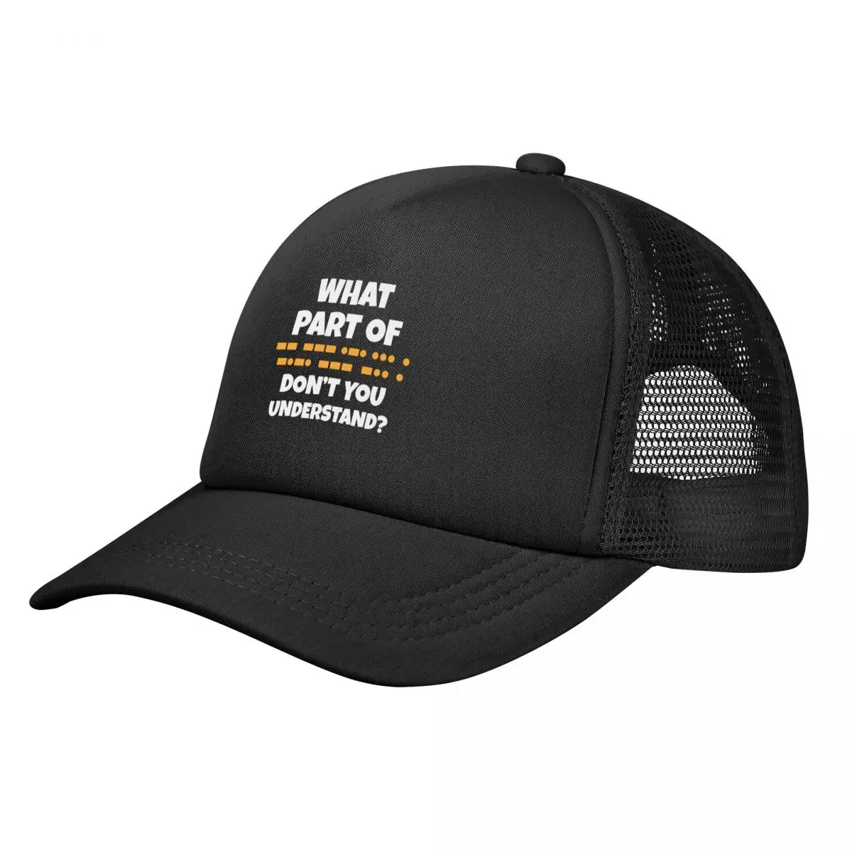 

Funny Morse Code Ham Radio Operator Gift Baseball Cap Fishing cap Luxury Man Hat Baseball Men Women's