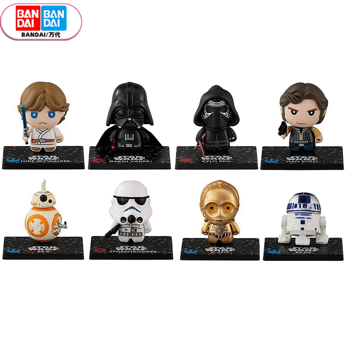 Bandai In Stock Original Star Wars Gashapon Celebrando La Saga Darth Vader Stormtrooper Anime Figures Action Model Toys
