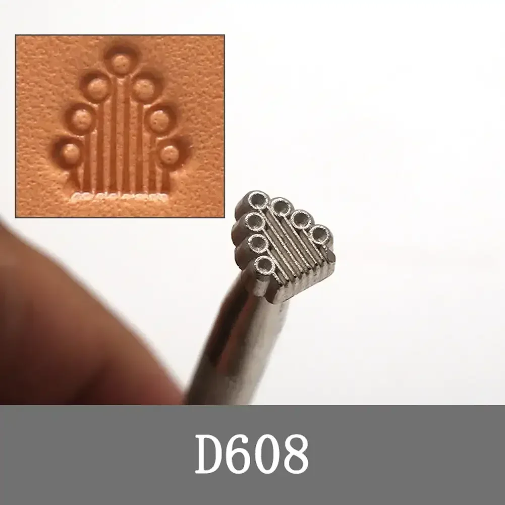 Leather Craft Stamps Kit Metal Leather Working Saddle Making Tools DIY Printing Craft Supplies