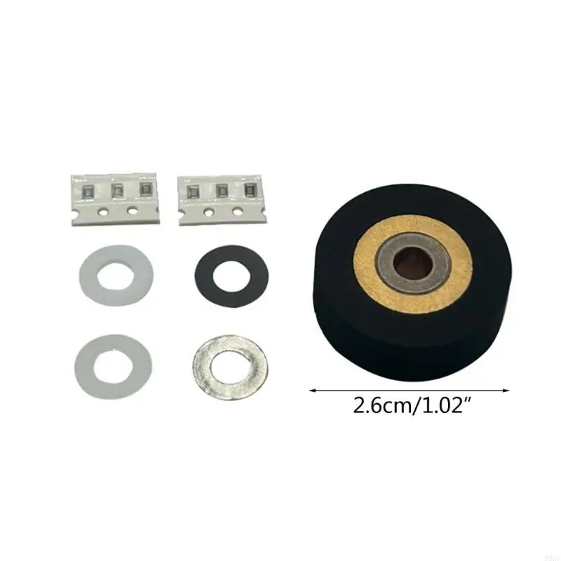95AF Studer A67 B77용 Revox B77 A700용 1 세트 금속 바퀴 스피커 핀치 롤러