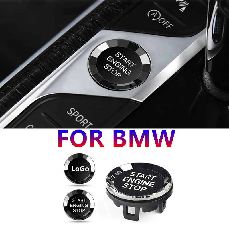 

Car Push Start Button Crystal Start Button Car Ignition Buttons For BMW i3 i4 ix3 G28 G08 2022 2023 2024 Auto Accessories
