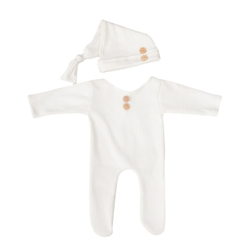 

Newborn Photography Props Baby Costume Hat Infant Costume Bodysuit for Girl Boy