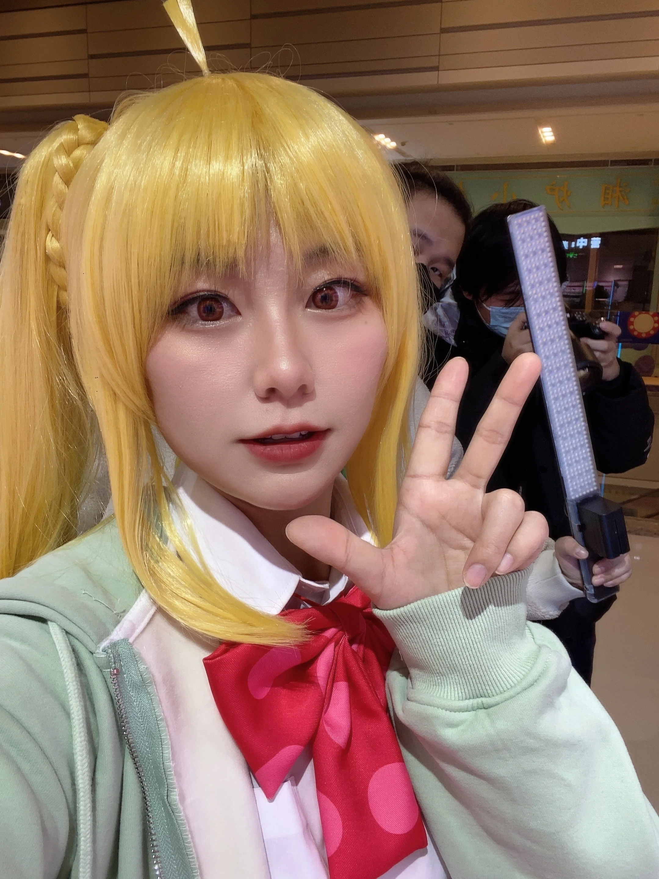 

Женский парик Bocchi the Rock Ijichi Nijika + шапочка для парика