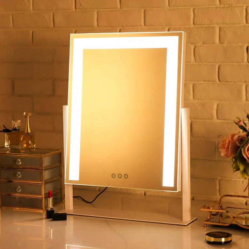 LightedMakeupMirrorHollywoodLargeVanityMakeupMirrorwithLightSmartTouchControl3