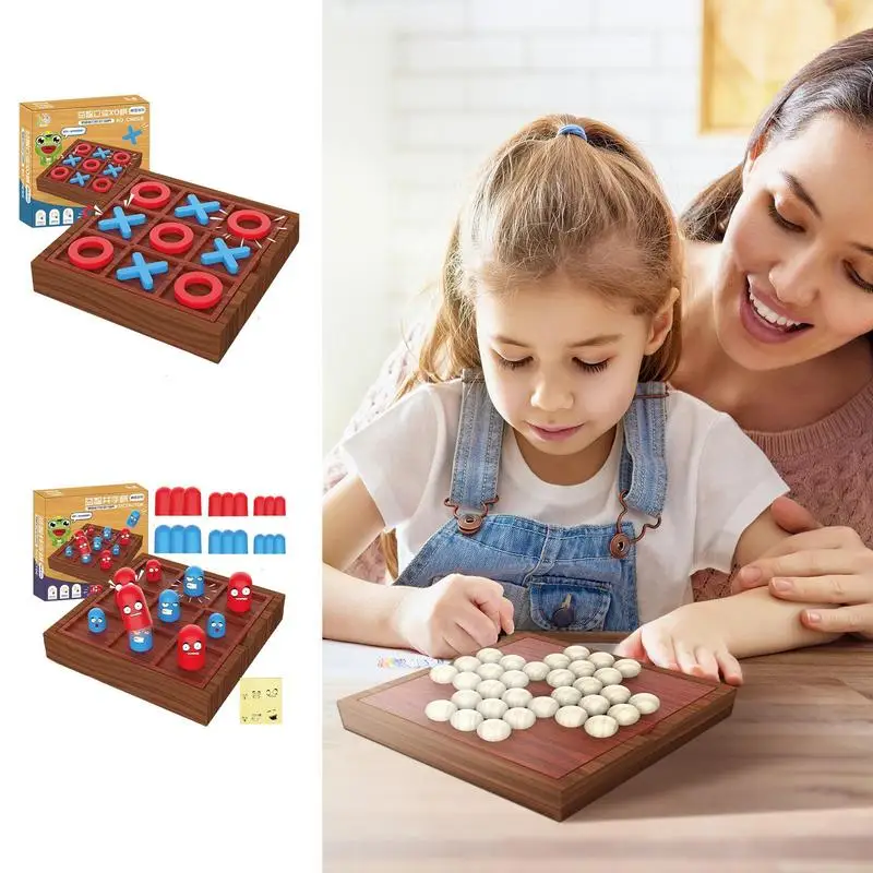 Xo jogo de xadrez puzzle jogo para festa ao ar livre quintal entretenimento  presentes - AliExpress