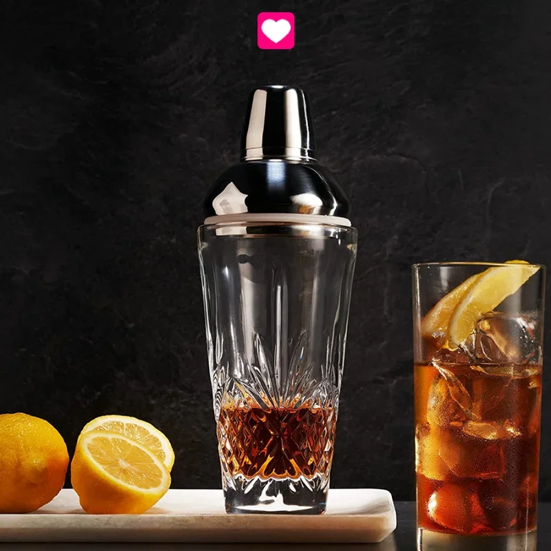 Crystal Glass Cocktail Shaker Margarita Mixer Drink Shaker Bartending Glass for Cocktails cocktail shaker