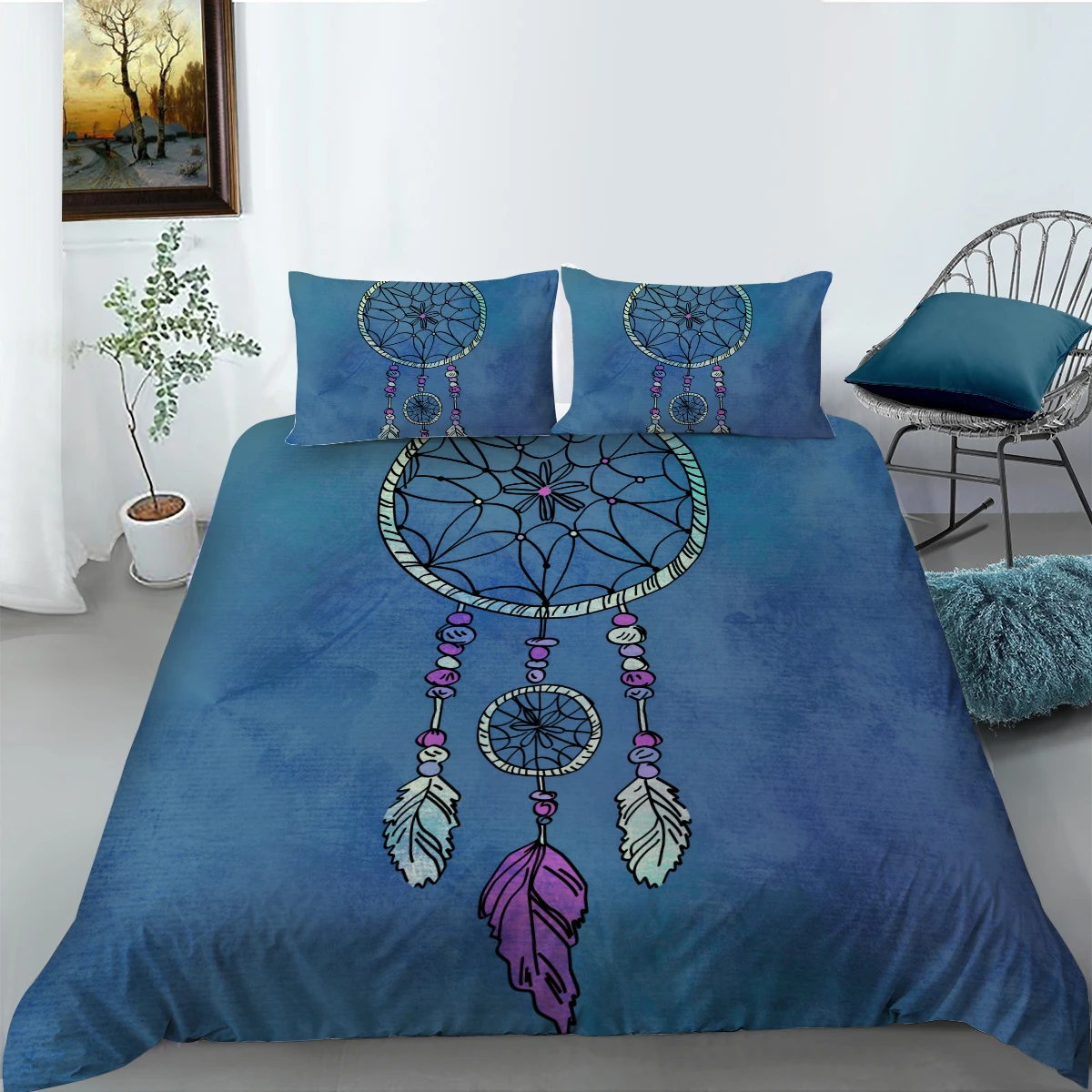 

3D Luxury Bedding Set Dream Catcher Duvet Cover Home Comforter Cover Set Quilt Cover