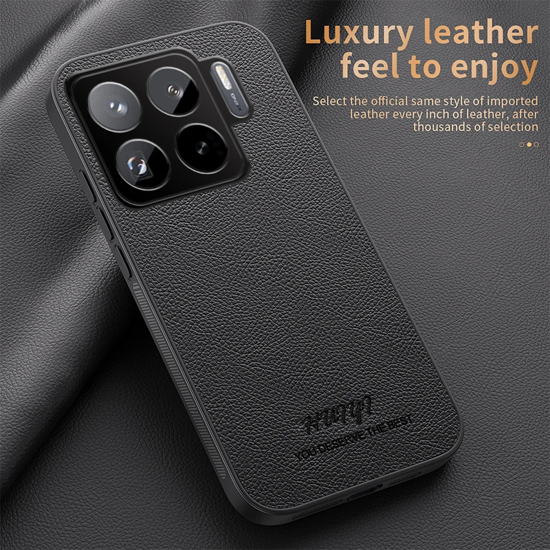 Xiaomi Mi 15T Pro Soft PU Leather Magnetic Protective Phone Case