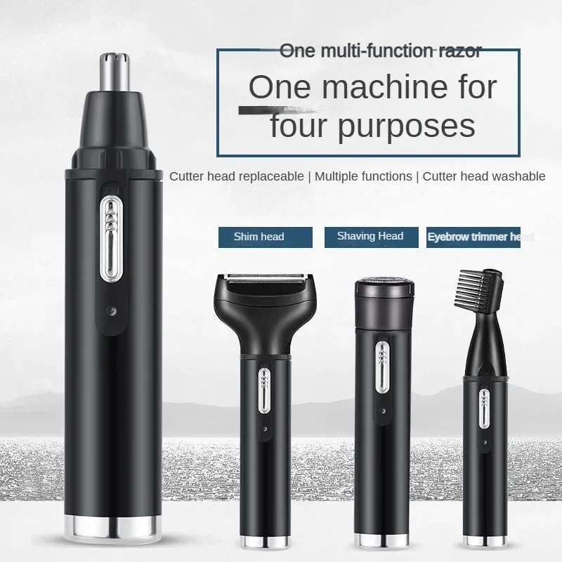 Beard Trimmer for Men  Electric Shaver Nose Ear Trimmer Electric Nose Hair Clipper USB Rechargeable  Washable Shaving 5