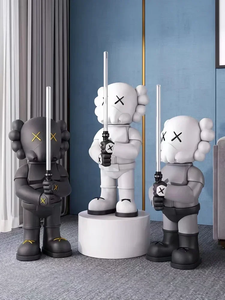 

Световой меч с большой платформой, напольное украшение, модное украшение интернет-знаменитостей, высококлассная кукла, может выглядеть