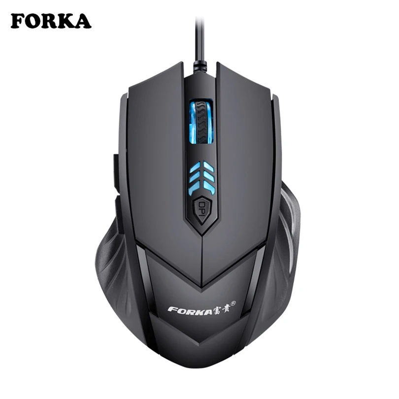 Silencioso fosco ergonomia 2400dpi ajuste usb 6d com fio óptico computador gaming mouse ratos para computador portátil para dota 2