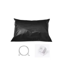MAXSHARER Grounding bed Leather Conductive Pillow Case Earthing pillow case conductive breathable leather mat for Better sleep 2