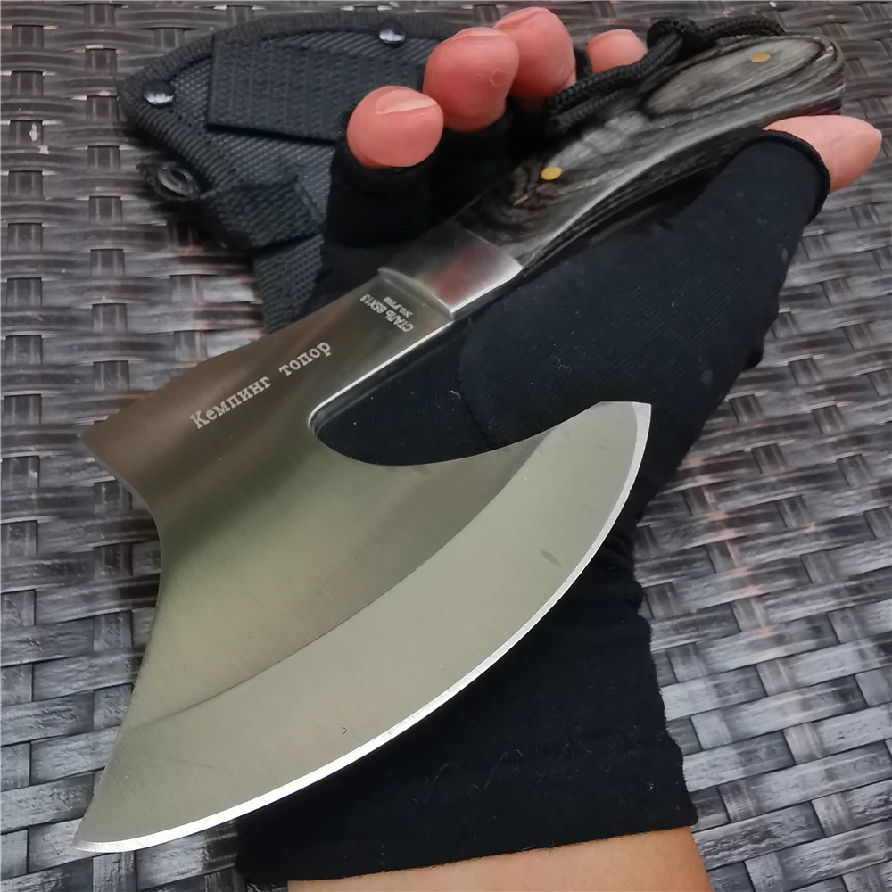 Hacha De Caza De Rescate, Hacha De Tala De Acero Para Fuego, Tomahawk Táctico, Caza Al Aire Libre, Supervivencia Para Acampar
