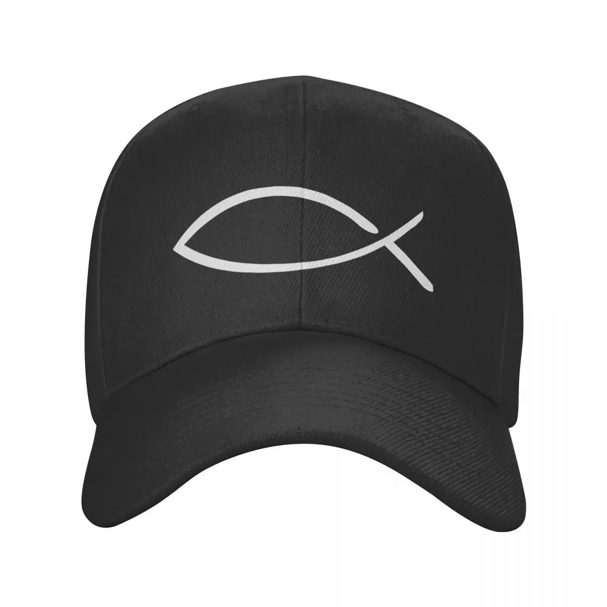 Catholic Jesus Fish Baseball Cap Outdoor Men Women's Adjustable Christian Dad Hat Summer Spring Snapback Hats muscle sharks men bodybuilder muscle baseball cap summer man fitness dad hats brand muscle sharks adjustable snapback hats