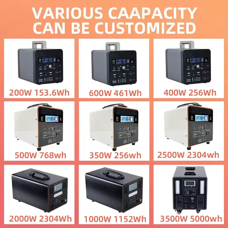 YYHC-Camping Outdoors Solar Generator Portable 400W 600w Bank Station Power Solar Portable Power Station for Home Outdoor