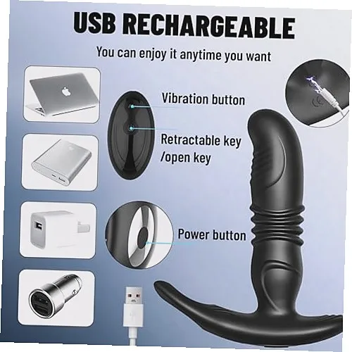 Telescopic Prostate Stimulator With Vibration For Adult Games_voghion.com