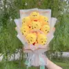Cartoon Piglet Tigge Eeyore Winnie the Pooh Plush Doll Handmade Flower Bouquet Wedding Valentine's Day Christmas Graduation Gift 1