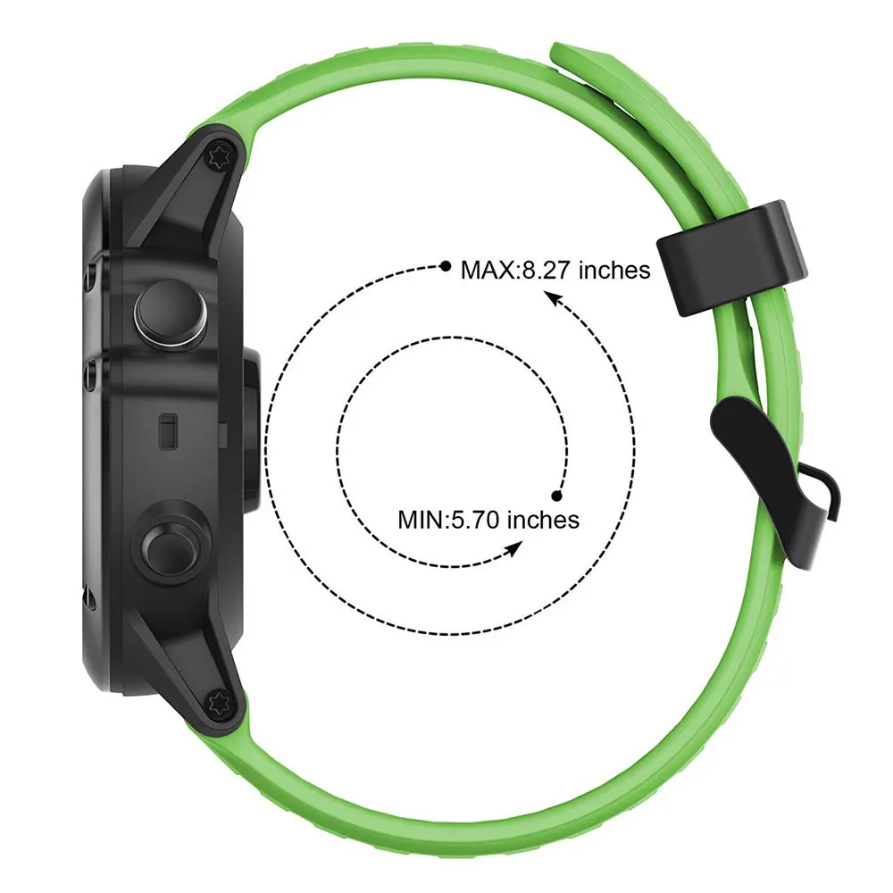 Silicone Watch Strap Wristband Bracelet – Soft Band Accessories with Tool