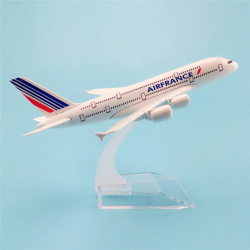 Details about   20CM Solid AIR FRANCE AIRBUS A380 Passenger Airplane Plane Metal Diecast Model C 