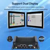 Fanless Industrial Mini PC i7-1355U 2x Gigabit Ethernet 2x COM RS232 8x USB Support WiFi 4G SIM LTE Windows Linux 5