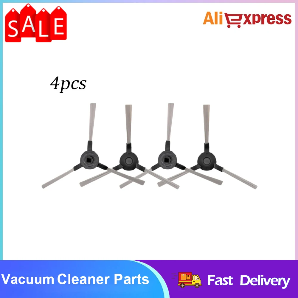 4 шт., боковые щетки для пылесоса VCR15, VCR16, VCR01, VCR12