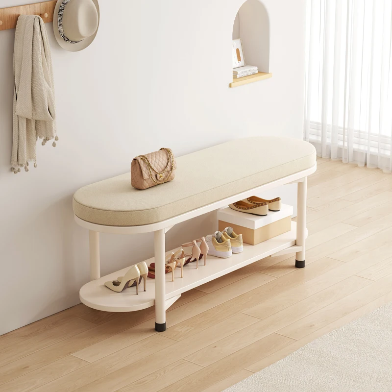 

Nordic Luxury Shoe Rack Living Room Bench Slippers Modern Shoe Shelf Entrance Hall Hallway Seat Sapateira Shoemakers Furniture