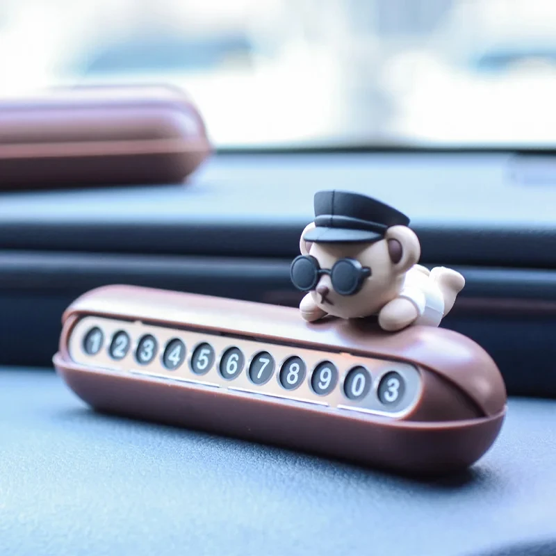 Car Temporary Parking Card Hidden Switch