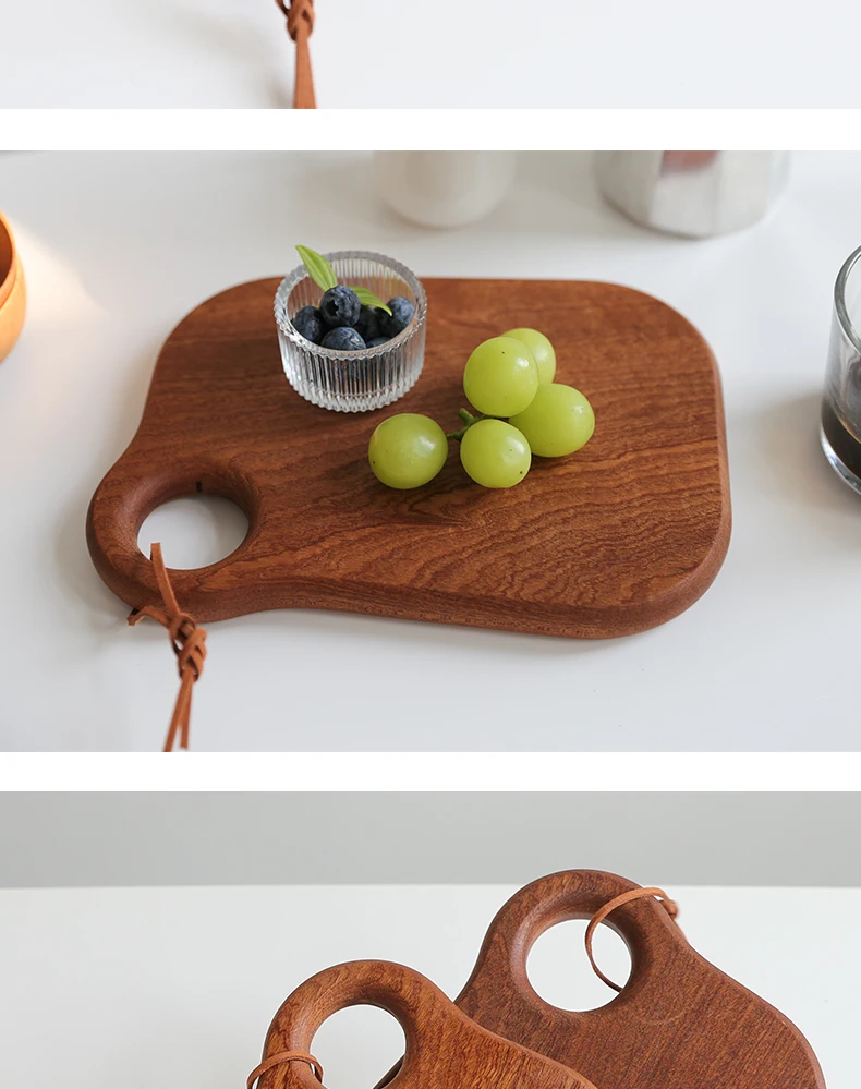 Japan Style Ebony Wood Mini Cutting Boards Eco Natural Solid Wood Fruits Chopping  Block Bread Board Desserts Plate - Chopping Blocks - AliExpress