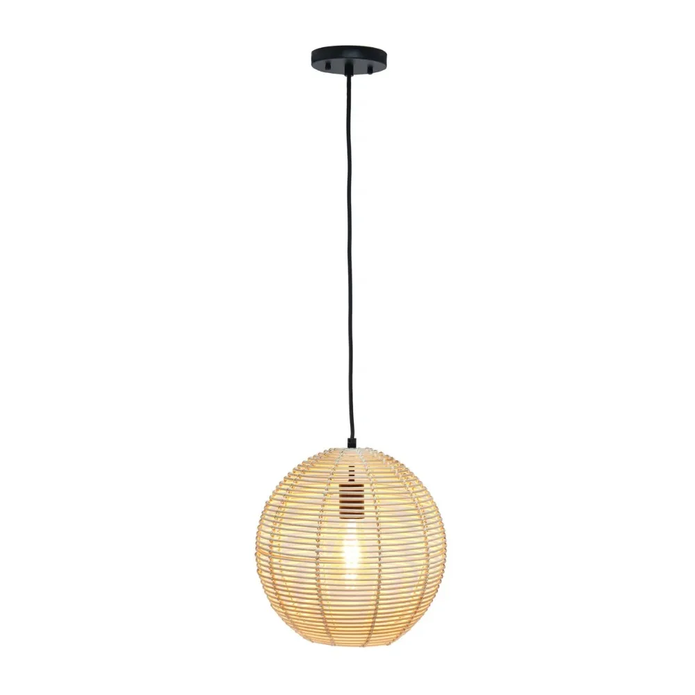 

Home Decorative Ceiling Light Ball Shaped Rattan Pendant Child Toy Glass Balls Rare Centerpieces Accessories Decor