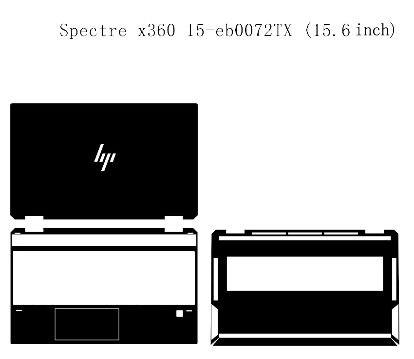 Adesivo Skin Cover Per Hp Spectre X360 14-Ef 14 "2023/Spectre X360 Muslimate 15.6" Protezione In Vinile In Fibra Di Carbonio Per Laptop