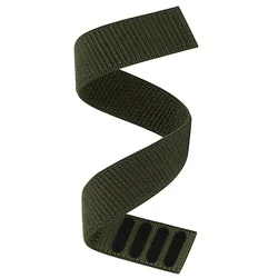 Premium Nylon Hook Loop Quick Release Watch Strap, 26mm/22mm - QuickFit 26mm (Green)