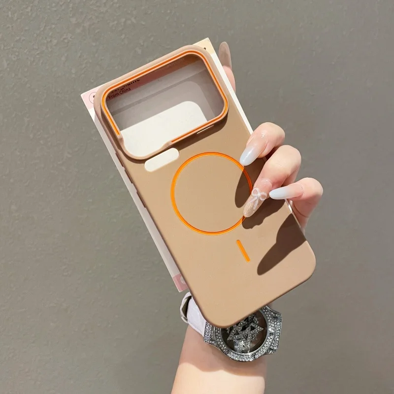 Matte Liquid TPU Silicone Magnetic Case with Wireless Charging Compatibility