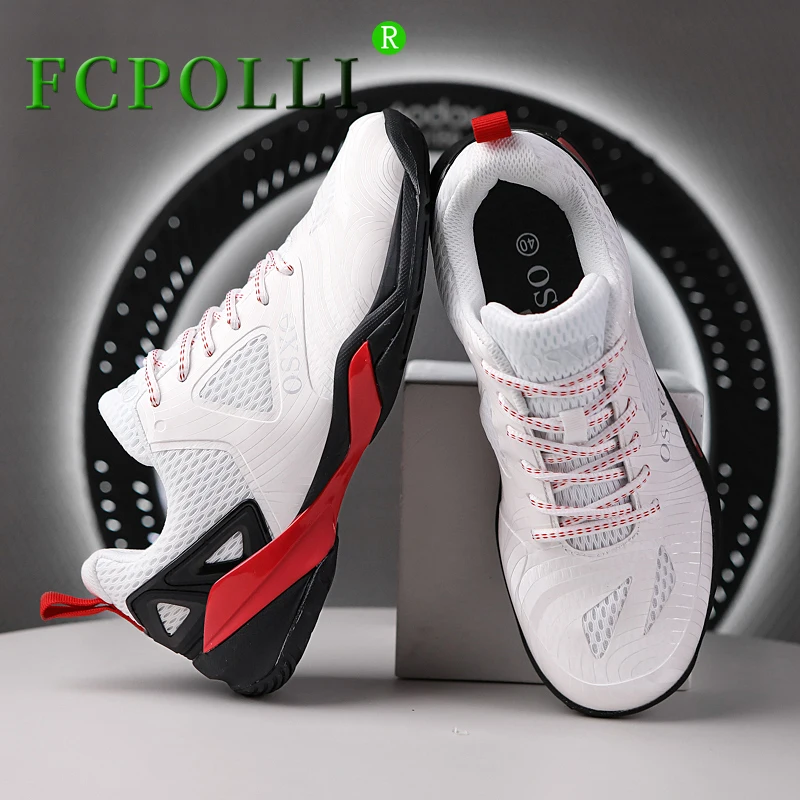 

2024 New Tennis Shoes Men Black White Badminton Shoes Mens Designer Sport Sneakers Man Luxury Brand Badminton Training Male