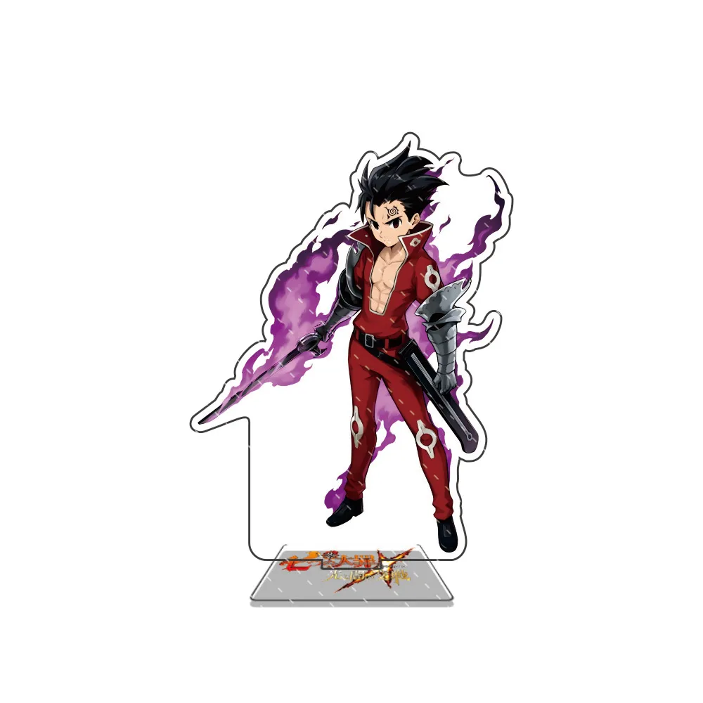 Anime Acrylic Stand Figure - The Seven Deadly Sins Character Display, 15cm Desk Decor and Gift