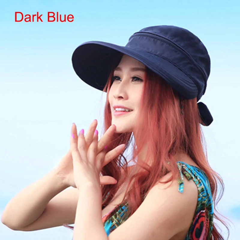 

Beach Hats Women 2022 Sombreros De Mujer Para El Sol Summer Korean Style Bowknot Big Visor Cap Beach Sun Hat Chapeu Masculino
