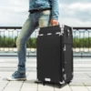 Rolling Manicure Desk Makeup Train Case Travel Cosmetic Trolley Storage Organizer Nail Tables for Technician Workstation Makeup 4