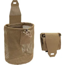 Compact Tactical Nylon Mesh Pouch for Outdoor and EDC Storage (Yellow color)