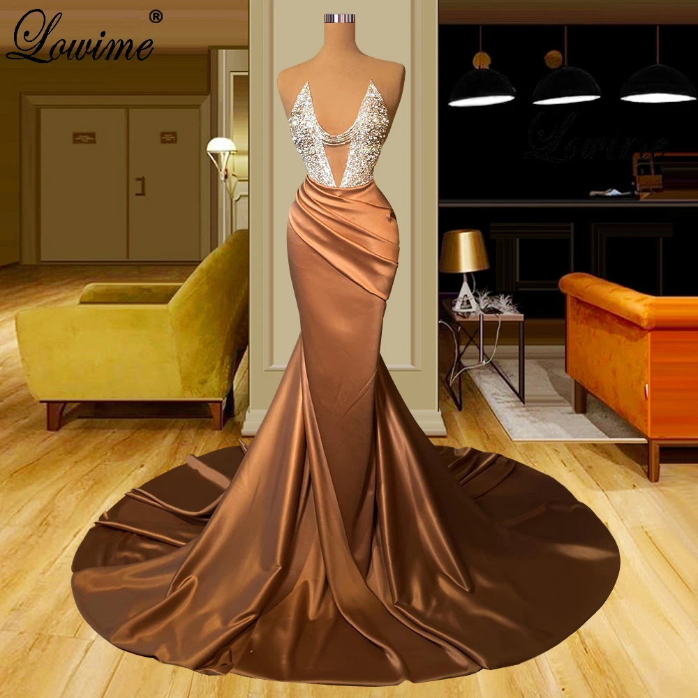 Vestidos De Gala Vintage Celebrity Dresses Sleeveless Beaded Red Carpet Runway Dresses For Women Turkish Evening Gowns - Celebrity Dresses - AliExpress