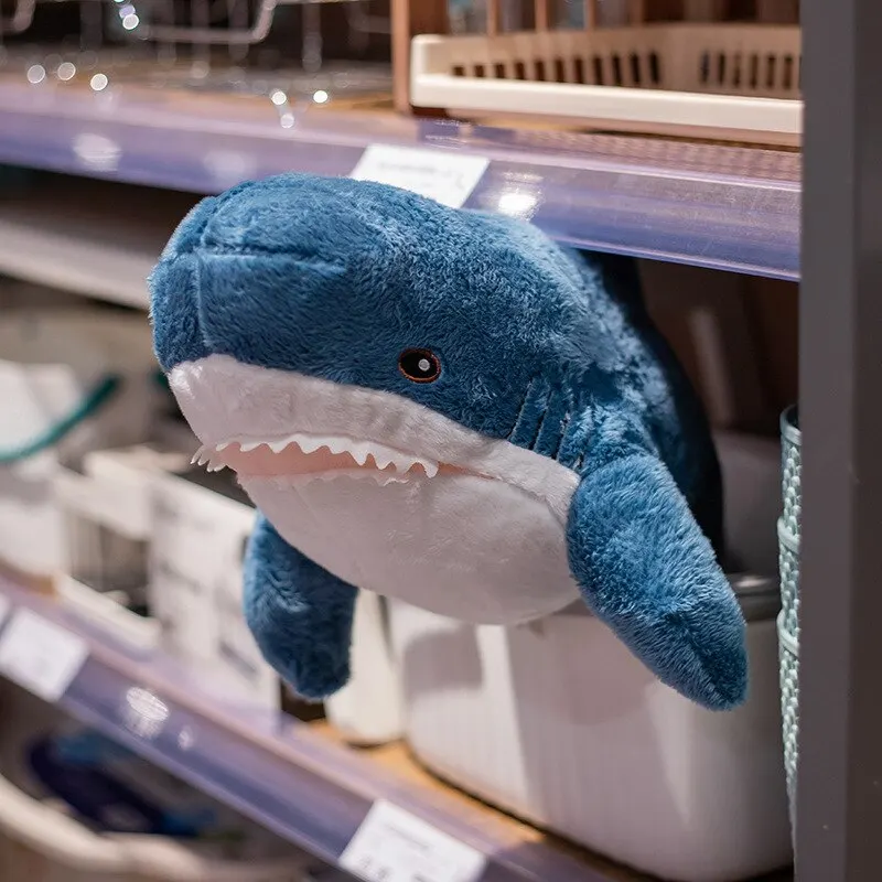 30cm Shark Toy Soft Stuffed Sea Animal Accompany Pillow Birthday Children Boys Party Decro